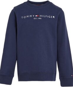 Tommy Hilfiger Sweatshirt Enfant Mixte - Pull Sportif pour Enfants - Taille Unique
