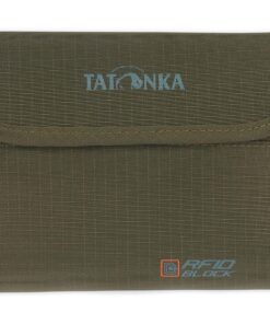 Tatonka Wallet Femme Étui à Monnaie RFID Bloquant pour Homme et Femme, Portefeuille en Cuir Silencieux pour Voyage et Us