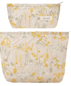 Trousse Maquillage Aucuu Femme Brodée - Organisateur Cosmétique Portable - Sac de Toilette Voyage - Maquillage Glissière