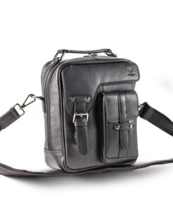 MATADOR Grande Capacité Sacoche Homme en Cuir Véritable pour Voyage | Poignée et Multipoches Zippés | Sac Bandoulière Fa