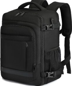 Bagage Cabine KLOSTAIN pour Ryanair Noir 20L Femme Homme Sac à Dos Voyage Flyers