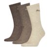 PUMA Quarter Chaussettes de Sport Lot de 3 Uni Mixte Adulte - Taille Unique - Couleurs Multicolores