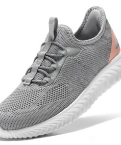 STQ Basket Femme Chaussures de Marche Mode et Sport pour Femmes Respirant sans Lacet Comfort Chic Enfiler Legere Jogging