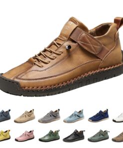 Chaussures orthopédiques Vogany Chaussures orthopédiques unisexes faites à la main en cuir souple à lacets, antidérapant