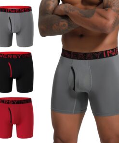 Boxer INNERSY Homme Séchage Rapide Pochette Ouverte Lot de 3