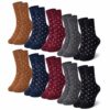 Chaussettes Falechay Multicolores Rayées Femmes OEKO-TEX_para_ECOM_TAILLE_10_PAIRES
