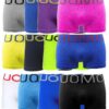 Titre SEO optimisé : Sous-vêtements rétro en microfibre unisexes : Lot de 6, 12 ou 18 boxer pour homme, couleurs fluo, s