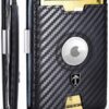 TRAVANDO AirTag Portefeuillemasculin avec pince à billets, protection RFID, idéal pour homme