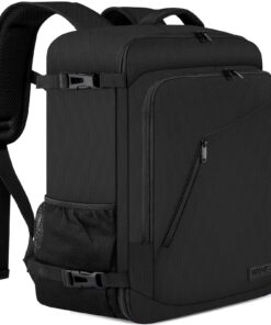 WENIG Sac à Dos Voyage Cabine Avion Homme 55x40x20 cm Grande Capacité Imperméable USB Charging Port