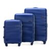 WITTCHEN Valise légère en polypropylène résistant avec poignée télescopique TSA pour voyages d'affaires et vacances fami
