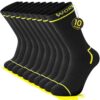 Chaussettes FALARY Homme Travail Oeko-Tex 10 Paires Chaussets Randonnée Fonctionnelles Coton