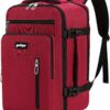 YOKGO Bagage Cabine 40x20x25 Rouge pour Voyage Femmes HommesEasyjet Vueling Wizz Air Sac à Dos Sous Siège Lightweight 20