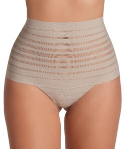 Leonisa Culotte String en Dentelle Invisible Sans Couture Taille Haute pour Femme confortable quotidien lingerie élégant