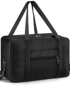 CNMTCCO Sac de Voyage Ryanair Noir 40x25x20cm Été Éco-Commerce Pliable et Léger Cabine 20L