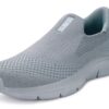 Baskets Mode Femme Respirante Fitness Sport Slip on Sneakers