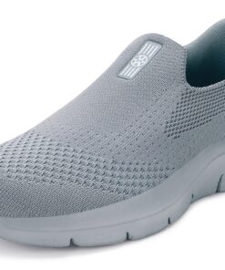 Baskets Mode Femme Respirante Fitness Sport Slip on Sneakers