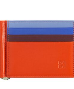 DuDu Portefeuille en Cuir pour Homme avec Pince à Billets, Porte-Cartes de Crédit et Porte-Billets, Idéal pour Affaires