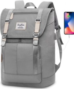 YAMTION Sac à Dos 17 Pouces pour Ordinateur Portable Antivol Imperméable pour Filles et Garçons, Sac de Loisirs pour Fem