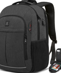 Sac à Dos TSA pour Ordinateur Portable avec Port USB pour Hommes