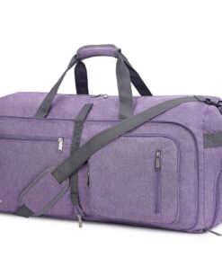 Sac de voyage WANDF pliable de 60 à 120 l pour homme et femme | Espérance de place maximale | Idéal pour vacances et wee