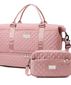 Sac de Voyage Outplea Rose 55L Femmes et Filles