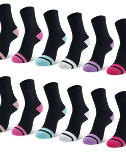 Libella 12 Paires de Chaussettes pour Enfants Garçons et Filles - Chaussures de Sport, Chaussettes d'Hiver pour Football