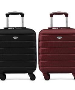 Bagages Flight Knight Rigides en ABS 55x35x20cm Cabine Approuve par British Airways - Véhicule de Voyage Light