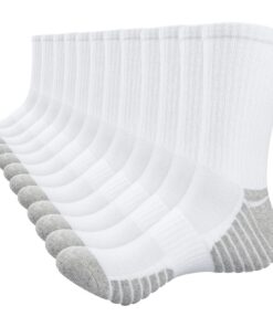 Chaussettes Homme Femme Antidérapante Respirante Haute Sport 43-50, Randonnée Hiver OEKO-TEX STANDARD 100, 6 Paires