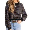 CUPSHE Pull en tricot torsadé côtelé décontracté pour femme en hiver