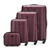 Valise de Voyage WITTCHEN Rouge avec Serrure à Combinaison et Poignée Télescopique
