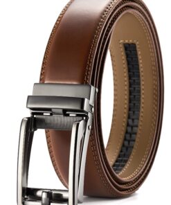 Ceinture Chaoren Homme Cuir Automatique 35 mm Habillé Décontracté Micro Réglable Découpable