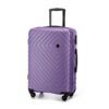 Valise de Voyage WITTCHEN Violet ABS Trolley 4 Roulettes Spinner