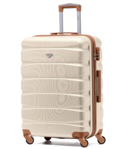 Valise Flight KnightABS Grande Capacité 4 Roues pour Voyageurs Air France, Hop! easyJet, Ryanair et Autres | Poids Léger