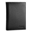Portefeuille homme Charmoni Max - Protection RFID 4 volets - 22 cartes - Noir