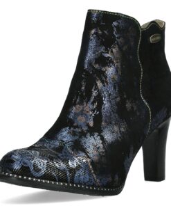 Bottines LAURA VITA Albane 198 pour Femme confortables et élégantes pour Printemps et Été en cuir moleskine with⇔ trendi