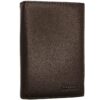 Charmoni GC101 - Portefeuille Homme Grand Classique Porte Carte Crédit Visite Monnaie en Cuir Synthétique (Marron)
