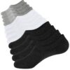 CLOSEMATE Chaussettes Invisibles Homme Femme 35-50 Antidérapantes Baskets Souliers