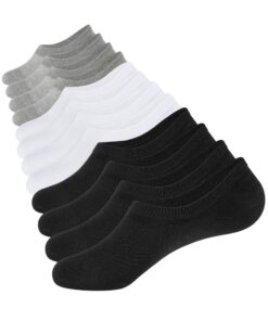 CLOSEMATE Chaussettes Invisibles Homme Femme 35-50 Antidérapantes Baskets Souliers