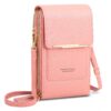 Sac Bandoulière AIFILLE Femme Fille en Cuir PU Porte Carte Mini Étui Pochette Sacoche