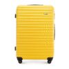 Valise Grande Taille WITTCHEN Rigide ABS Rollerbag Serrure CombinaisonXL Jaune Air France