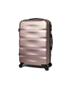 CELIMS Valise 65cm Rose Gold - Léger Anti-impact pour Voyageurs d'affaires (65cm, Rose Gold #5806)