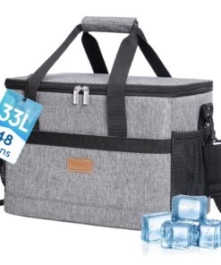 Sac Isotherme Lifewit Gris Recycled 33L Pique-Nique Camping