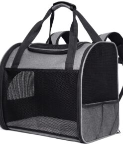 Sac à Dos de Transport pour Chiens et Chats - Souple et Pliable, jusqu'à 10 kg - Comfortable pour Voyage et Sortie