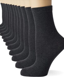 FM London Calf Socks Mixte - Lot de 12 - OEKO-TEX STANDARD 100 - Confort et Style - Lot de 12 Paires