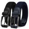 Ceinture Homme Chaoren Elastique 35mm Taille Libre Golf Jean Polo Casual 2 Pièces