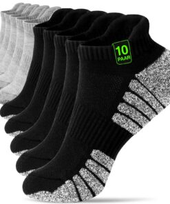 Chaussettes de Travail Respirantes Solvant 10 Paires Homme Taille 43-46 et Femmes | Chaussettes Respirantes pour Travail