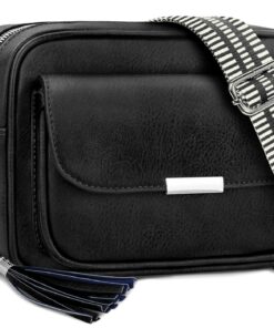 NEWIROVE Sac Bandoulière Femme En Cuir PuPour Le Travail et Les VoyagesAvec Sangle Réglable et Amovible