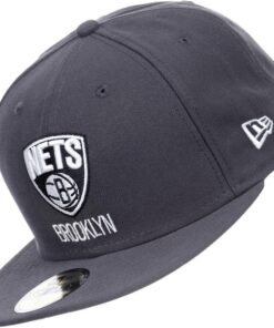 New Era Cap 59Fifty Brooklyn Nets Team Basic Fitted Baseball Cap - Officiel, Homme/Femme, Entraînement/Jour, Conçue pour