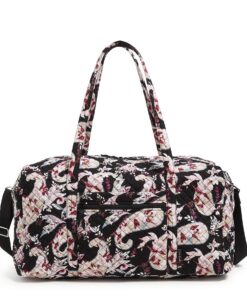 Titre SEOoptimisé : Vera Bradley Grand Sac de Voyage en Coton Pratique pour Femme Voyage et Shopping Taille L