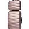 CELIMS Valise de Voyage 65cm & Vanity Case - TSA-Approuvée Extensible pour Femmes Voyage